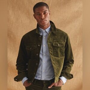 Todd Snyder Dark Olive Men's Shirt Jacket